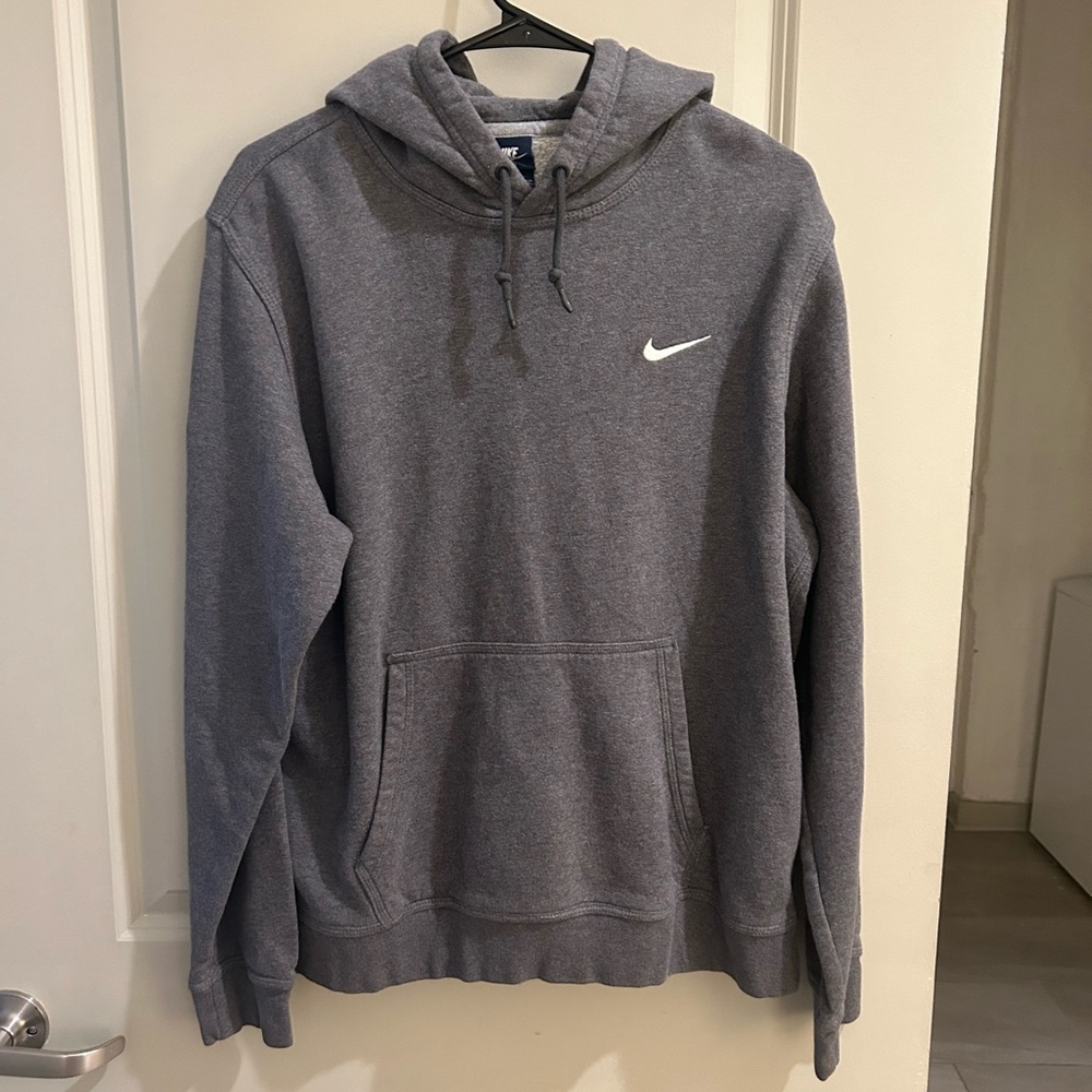 NIKE Grey Logo Hoodie